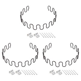 sourcing map 3Sets Upholstery Spring Replacement Kits, 25.59" Sagging Cushions Repair Kit with Clips Nails for Furniture Sofa Recliner Chair