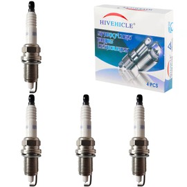 HiVehicle V7450 - Bujías de iridio láser - Bujías de repuesto para automóviles, repuesto original XP985 ZFR5LP-13G 7781, paquete de 4