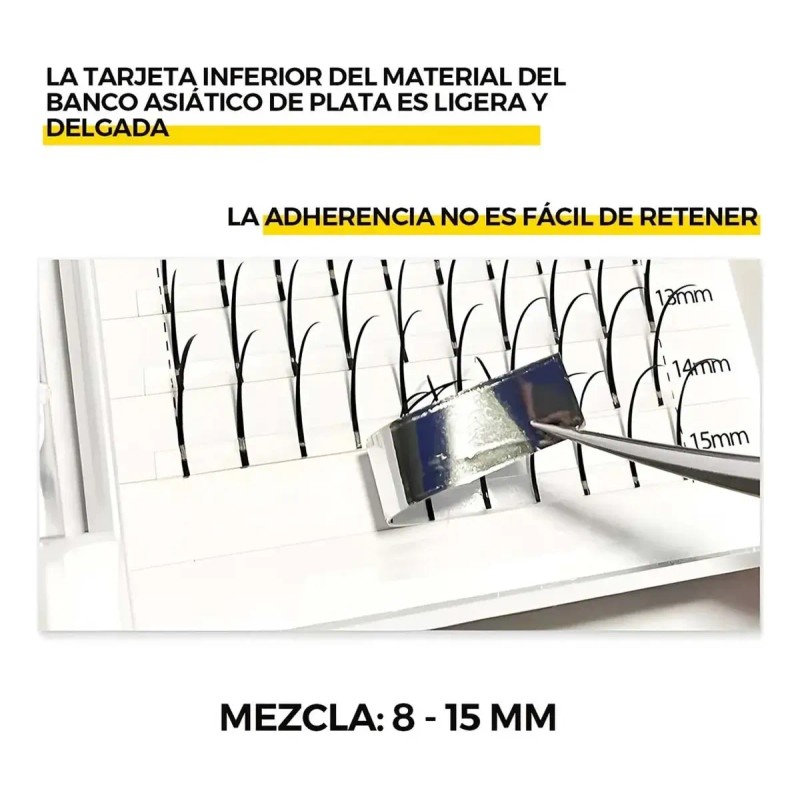 Masscaku Extensión De Pestañas Espigas A Shape Individuales