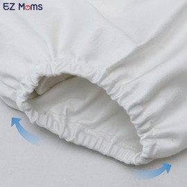 EZ Moms 4 Packs Plastic Pants For Toddlers Cloth Diaper Covers Soft Reusable Portable Rubber Pants For Toddlers Boys And Girls Plastic Training Pants For Toddlers With Baby Washable Wipes 2T