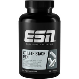 ESN Athlete Stack Men, 210 capsules, All essential vitamins and minerals, Vegan, Tested quality - Made in Germany