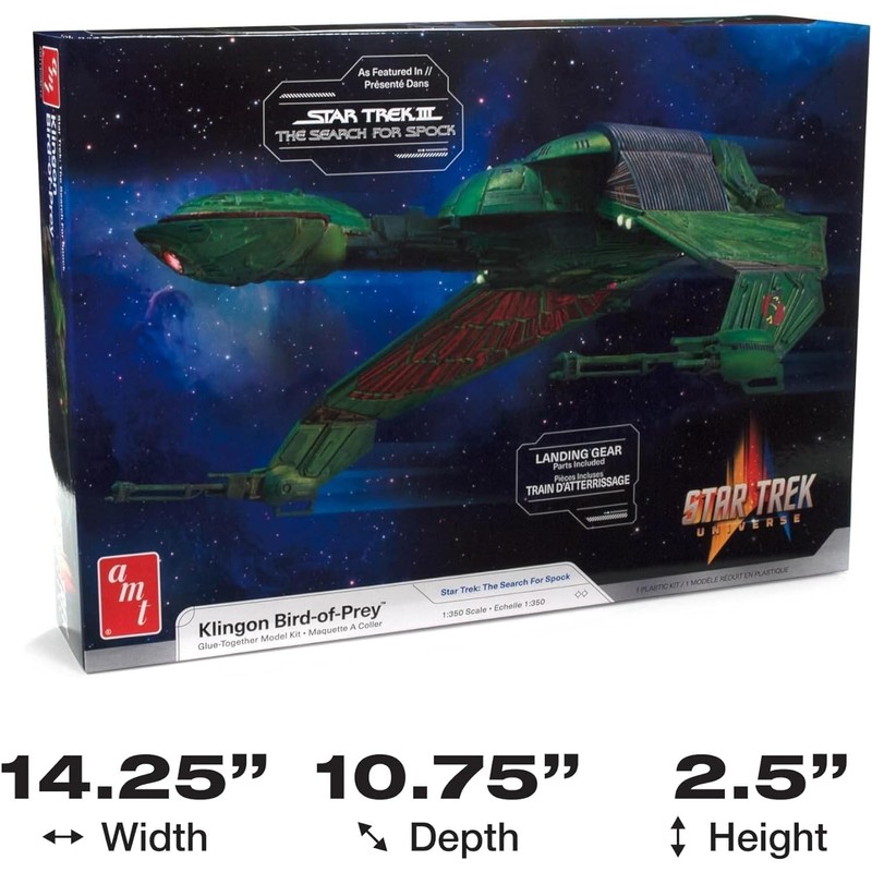 PLATZ AMT STAR TREK KINGON BIRD OF PLAY 1/350 Scale