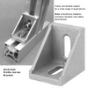 Soporte de Esquina de Perfil de Aluminio Tipo L, 20