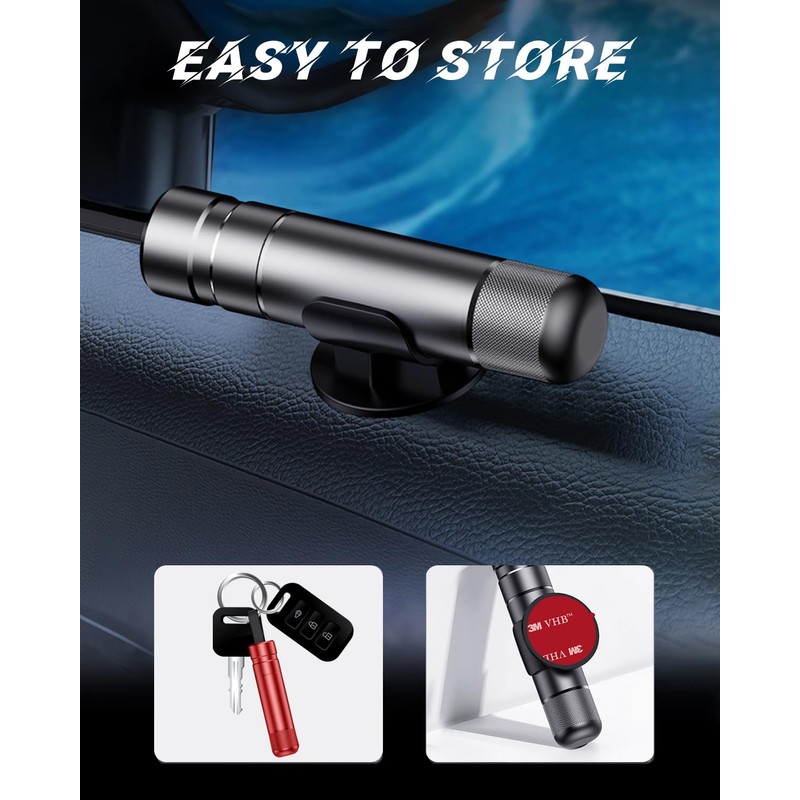 SINSEN Window Breaker Seat Belt Cutter, Car Safety Hammer Emergency