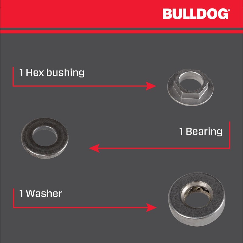 Bulldog 500224 Trailer Jack Accessory, Kit, 7,000 lbs. Bearing for