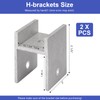 99-001524 Bimini Top Bracket Pontoon Top Bimini Clips for Boats,