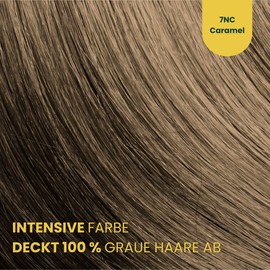 Herbal Time Phytocare Nourishing and Permanent Hair Colour Caramel 7NC | Professional Natural Hair Colour | Nourishes and Protects Your Hair | No Ammonia, PPD, SLS, Parabens