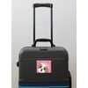 Stare Shih Tzu Gold & White Dog Sticker Pink Back