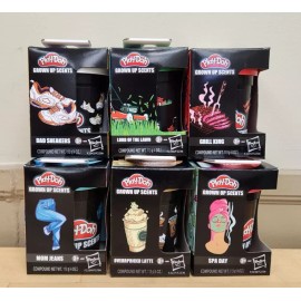 Play-Doh Play-Dough Grown Up Scents 6 Piece Multi-Pack With Tools *NEW
