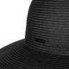 Stetson Dawson Toyo Floppy Hat UV Protection Women's Summer, black,