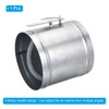 PATIKIL 8" HVAC Duct Manual Volume Damper, Metal Adjustment Airflow