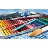 STABILO Aquacolor Watercolour Colouring Pencil, 12 Metal Case, with 12
