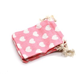 FOMIYES Wash Bag Cotton Drawstring 15pcs Set Multisize Ideal for Cosmetics Essentials Portable Storage