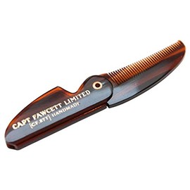 Captain Fawcett's Folding Pocket Moustache Comb - CF.87T - Made in England