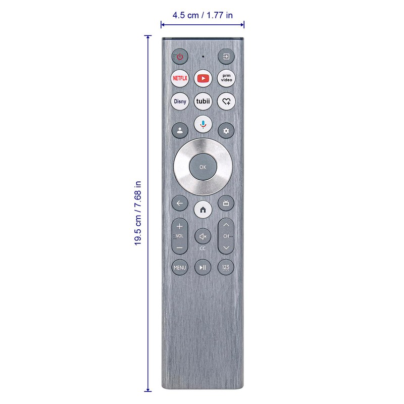 ERF6A80 Replace Voice Remote Control with Backlit fit for Hisense