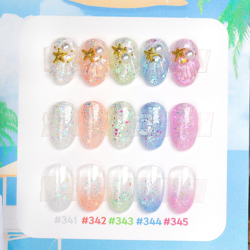 Thezel The Gel Island Beach Glitter Gel 5-piece set /