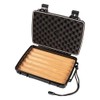 Passatore Cigar Case Black Acrylic Travel Humidor for 6 Cigars