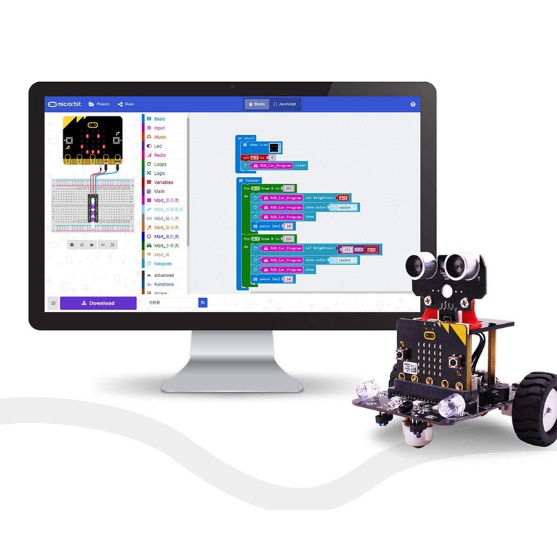 Smart Robot Kit Educational Programmable Intelligent Car Robot DIY Kit