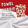Croar Tomato Kitchen Dish Towels Set of 2, Vegetable Fruit