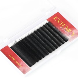 Individual False Eyelashes, 0.05 mm Thickness D 18MM