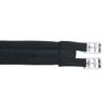 Kerbl Saddle Girth, Padded, Roller Buckles, Cotton Strap, Black, 100-140