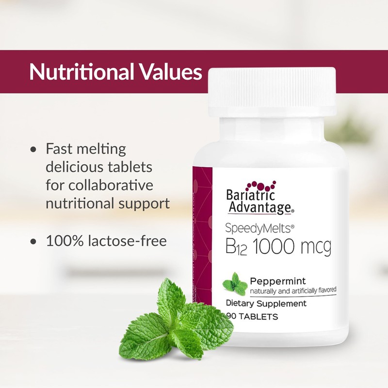 Bariatric Advantage SpeedyMelts B12 1000 mcg - Fast Melting with