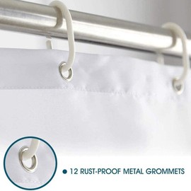 Ocean-Themed Shark Whale Shower Curtain Waterproof Bathroom Decorative Shower Curtain Simple Stylish with 12 Hooks 71x71 inches.