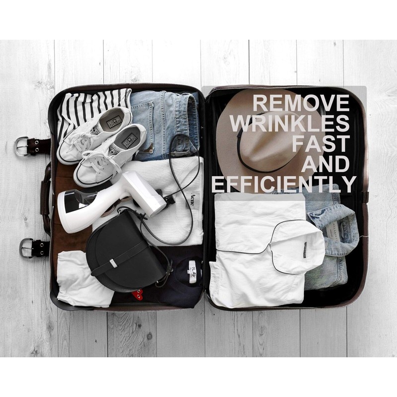 MagicPro Portable Garment Steamer for Clothes, Garments, Fabrics Removes Wrinkles