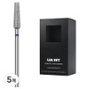 BESSIE Leabit dome barrel soft XF nail bit, 5 pieces, silver / BESSIE 리아비트 돔배럴 소프트 XF 네일비트, 5개, 실버