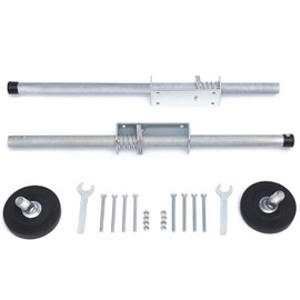 Ladder Leveler Pair, Adjustable Ladder Leg Leveler with Rubber Not-Slip Ladder Feet for Stairs and All Surfaces, Load-Bearing 330LBS