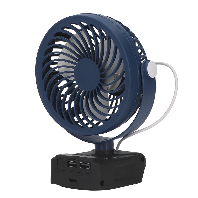 Lithium Battery Fan Cordless 2 Speeds Adjustable Angle Portable 21V