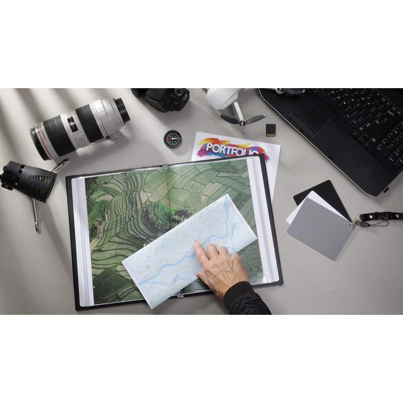 Rillstab Original Display Book (40 Transparent/Clear Pockets) | A4 Front