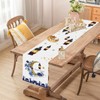 Eid Mubarak Table Runner Moon Mosque Black Golden Star Ramadan