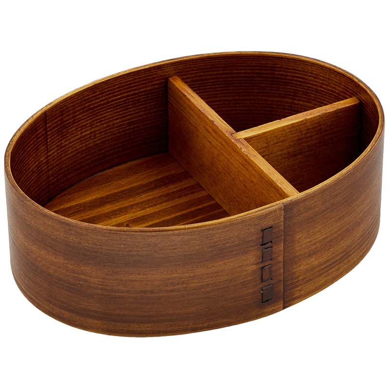 Nagao Magewappa FH01SU Single Tier Lunch Box, Lacquer