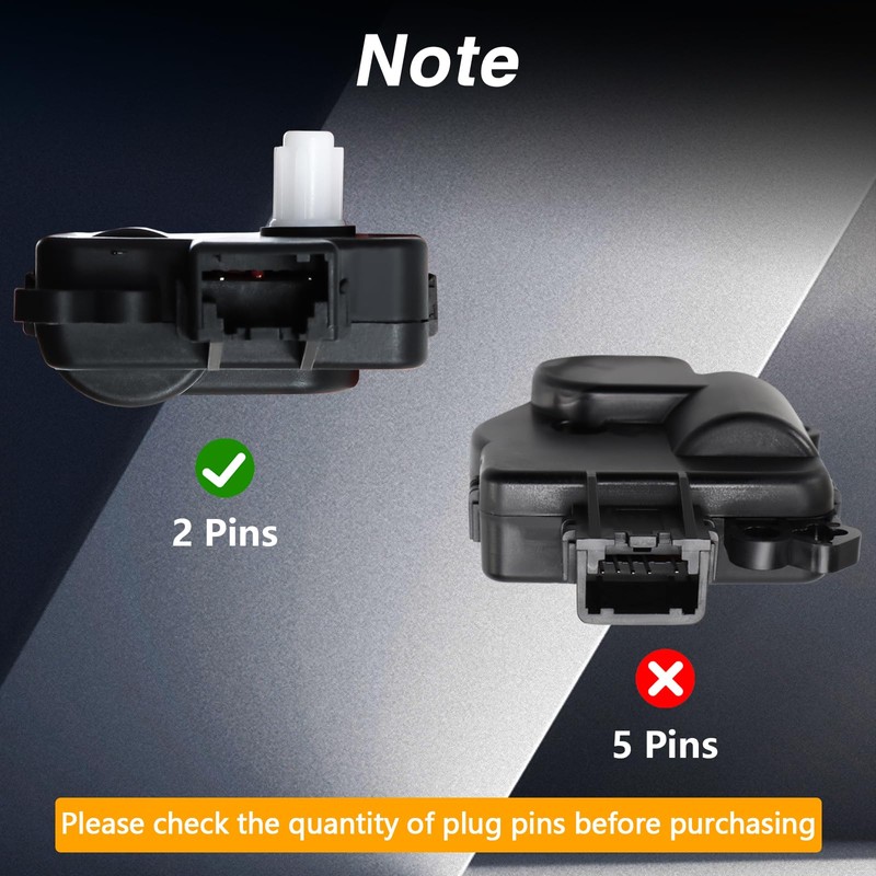 HIMARKLIF 2 Pins HVAC Blend Door Actuator Compatible with Dodge