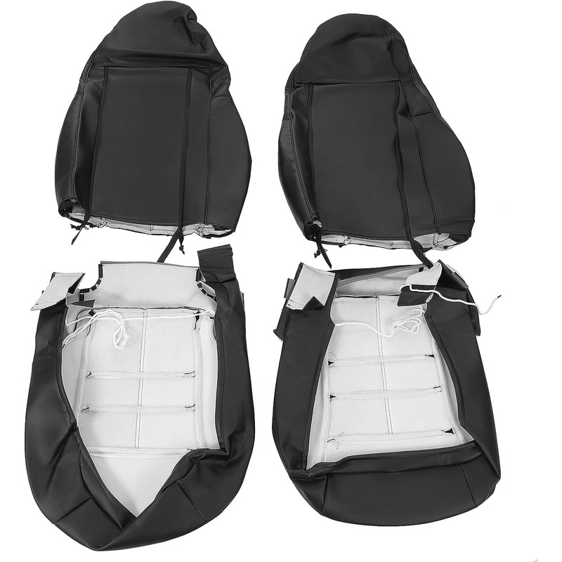 Kojem Seat Covers Set Compatible with 2005-2011 Corvette C6 Driver