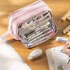 MAMUNU Pencil Case with Large Capacity Pencil Case 3 Compartments