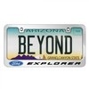 iPick Image for - Ford Explorer Mirror Chrome Metal License