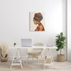 Stupell Industries Woman Wearing Traditional African Fashion Headwrap, Designed by
