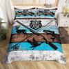 Deer Bird Fish Animal Hunting Duvet Cover Set Twin Size,Hunt