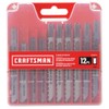 CRAFTSMAN Jigsaw Blades, U-Shank Set, 12-Piece (CMAJ2SET12)