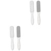 Minkissy 2sets Foot File Callus Rasp Scrubber Body Exfoliator Double-sided