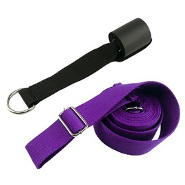 Ieron Leg Stretcher Band on Door,Ballet Yoga Pilates Flexibility Trainer To Improve Leg Stretching,Portable Equipment For Dance Gymnastic Exercise Taekwondo,Deep Purple