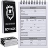 Teling 8 Packs Public Safety Police Field Interview Notebook Report