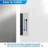 Upgrade Shower Door Magnet - 3" Long for Swing Shower
