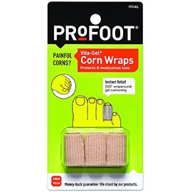 ProFoot Vita-Gel Corn Wraps 3 Each (Pack of 10)
