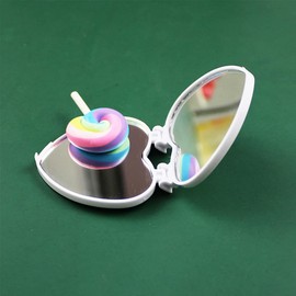 Milisten 30 Pcs Mini Heart Shaped Mirrors for Arts and Crafts Projects Framing Room Decor