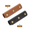 sourcing map 4Pcs Handbag Handle Cover, PU Leather Luggage Handle