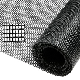 Tooltriz Pet Proof Window Screen Replacement, 39 inch W x 100 inch L, Upgraded Thicken Charcoal Mesh for Sliding Pet Screen Door Repair - Screen Door Protector for Dogs Patio Screen mesh