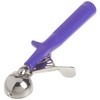 Winco IceCreamDishers, Ice Cream Disher with Purple Handle, Size 40,